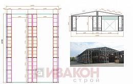 Самонесущие склады (стеллажи)